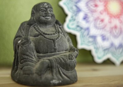 Mindfulness en Zelfcompassie maken je tot een happy Boeddha.